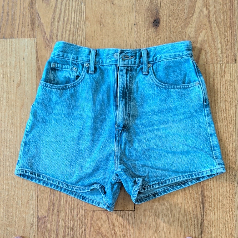 Levi's Brand High-Waist Blue Denim Women’s Shorts